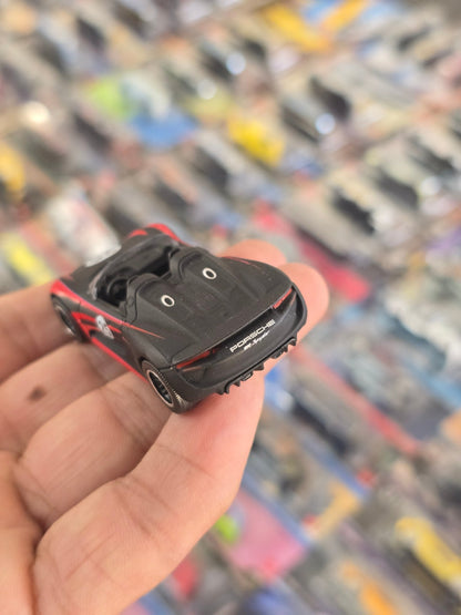 Majorette Porsche 918 Spyder Matte Black Edition (Uncarded) - Kinder Logs