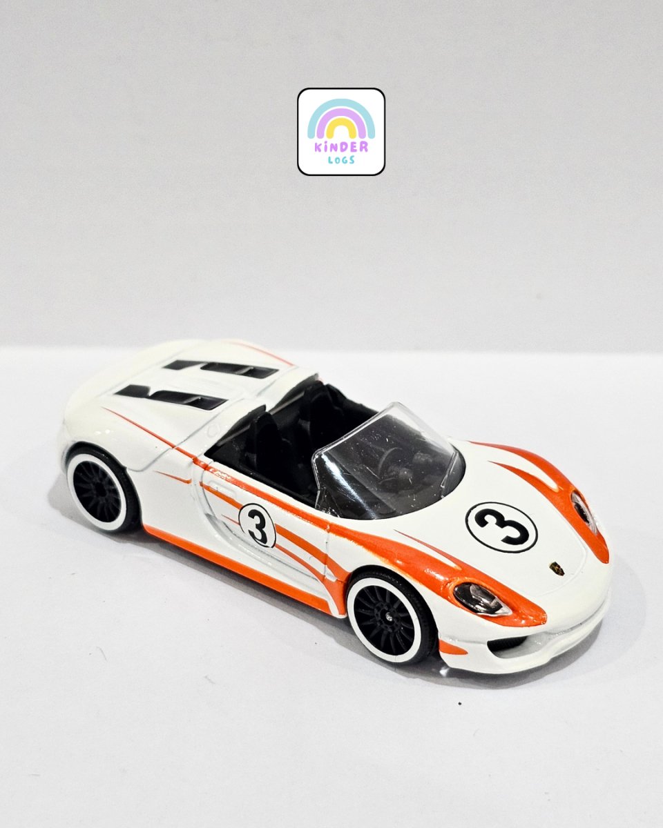 Majorette Porsche 918 Spyder Racing Edition (Uncarded) - Kinder Logs