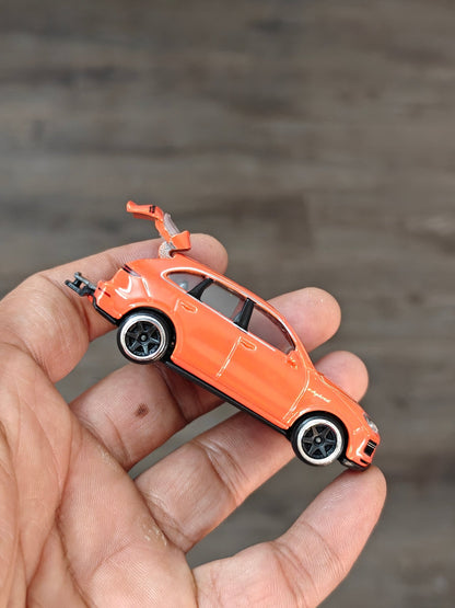 Majorette Porsche Cayenne Turbo - Orange (Uncarded - New) - Kinder Logs