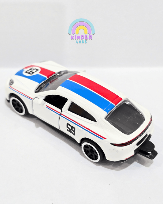 Majorette Porsche Panamera Turbo - White (Uncarded) - Kinder Logs