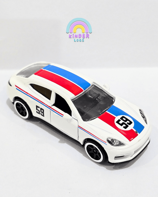 Majorette Porsche Panamera Turbo - White (Uncarded) - Kinder Logs