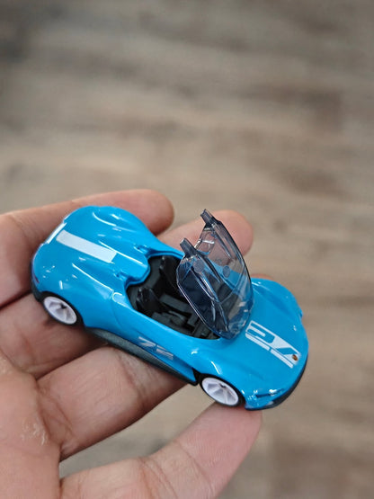 Majorette Porsche Vision Gran Turismo - Blue (Uncarded - New) - Kinder Logs