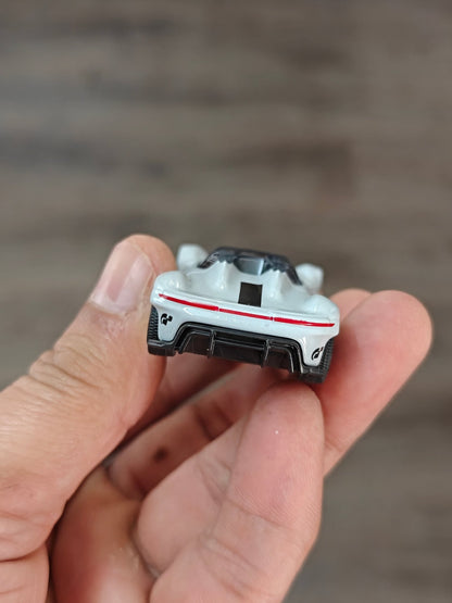 Majorette Porsche Vision Gran Turismo - Light Grey (Uncarded - New) - Kinder Logs