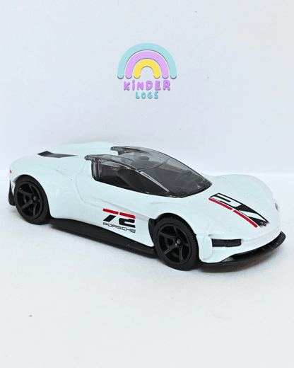 Majorette Porsche Vision Gran Turismo - Light Grey (Uncarded - New) - Kinder Logs