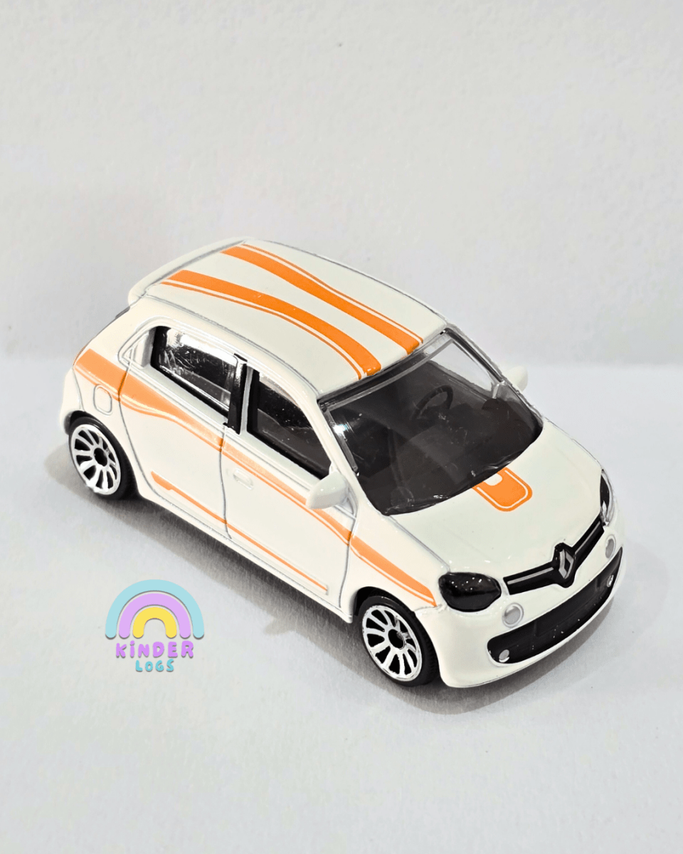 Majorette Renault Twingo - White (Uncarded) - Kinder Logs