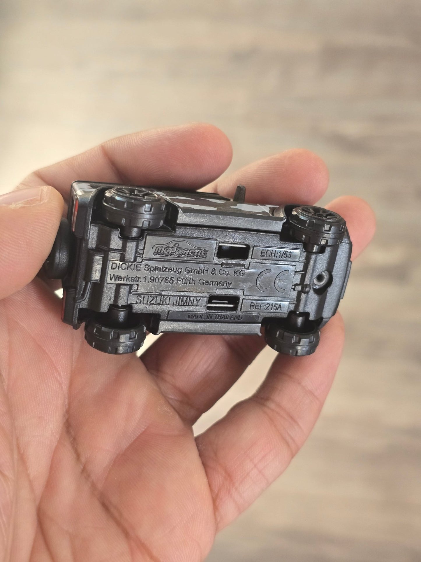 Majorette Suzuki Jimny Camouflaged Edition (Uncarded - New) - Kinder Logs