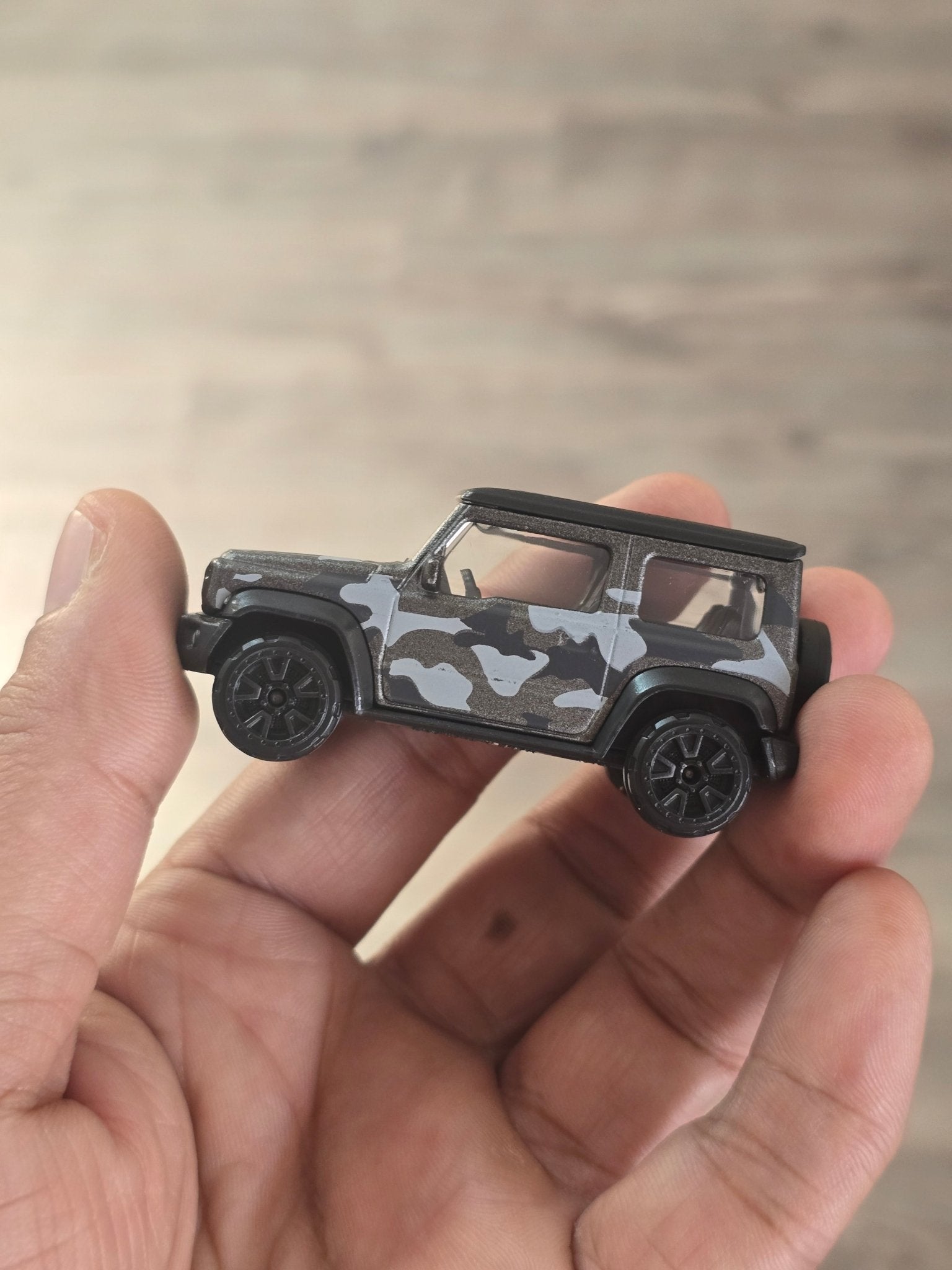 Majorette Suzuki Jimny Camouflaged Edition (Uncarded - New) - Kinder Logs