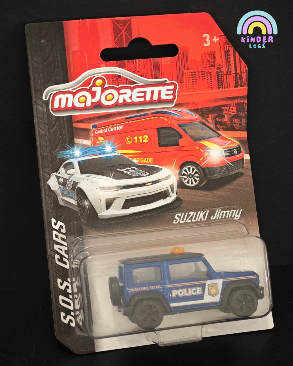 Majorette Suzuki Jimny Police SUV - Kinder Logs