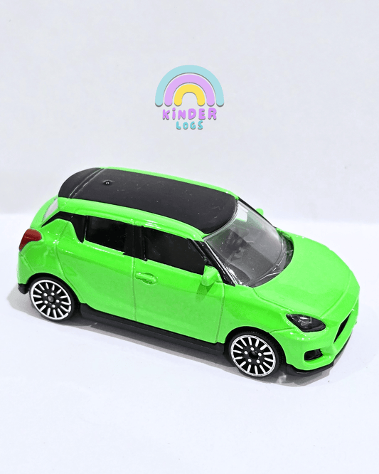 Majorette Suzuki Swift Sport - Green (Uncarded - New) - Kinder Logs