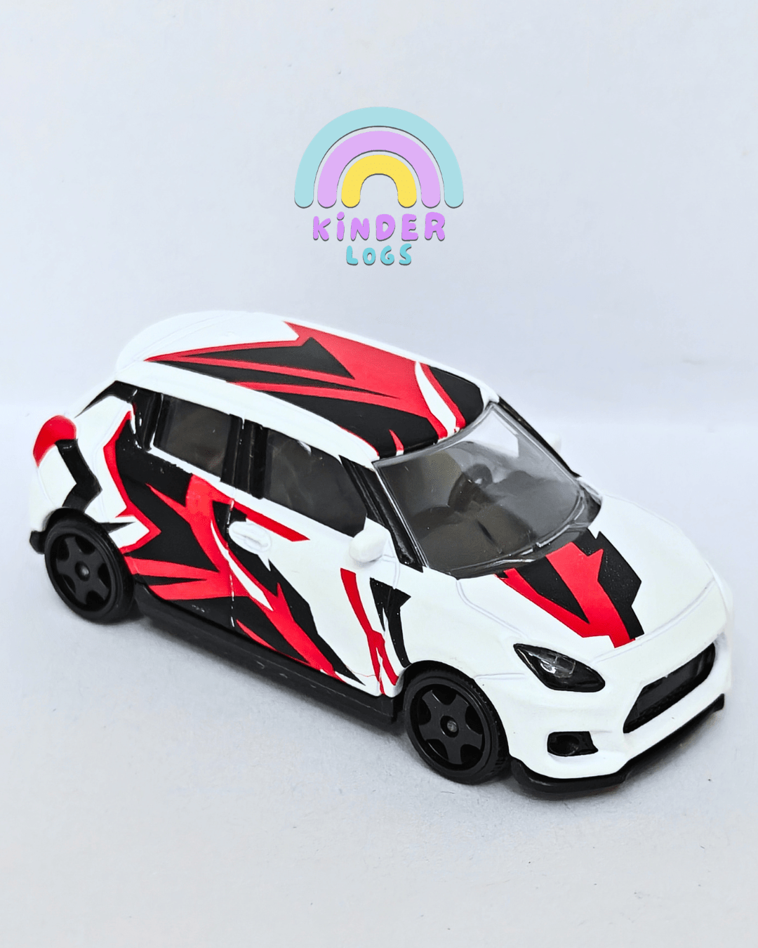 Majorette Suzuki Swift Sport - White (Uncarded - New) - Kinder Logs