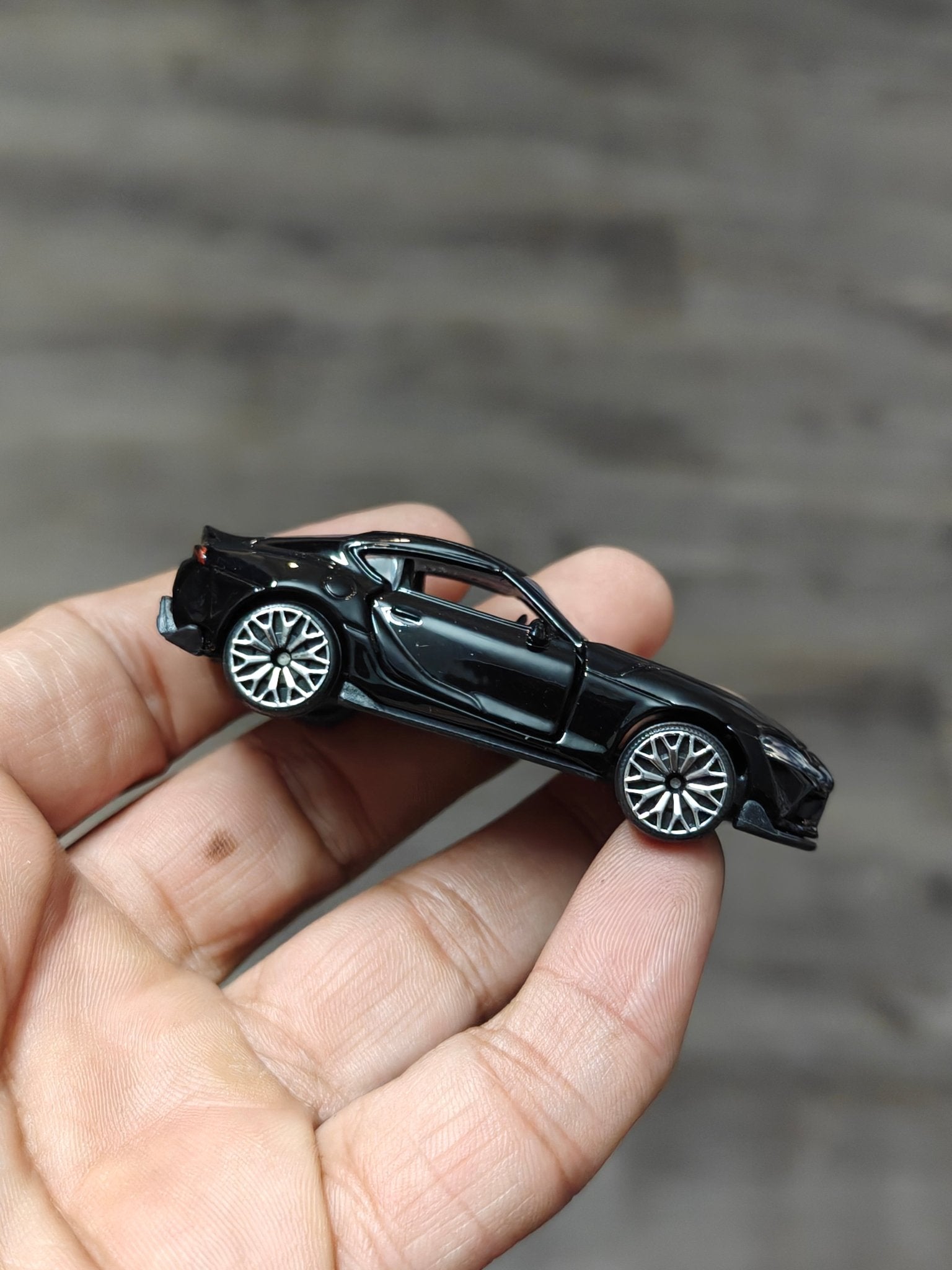 Majorette Toyota GR Supra - Gloss Black (Uncarded - New) - Kinder Logs