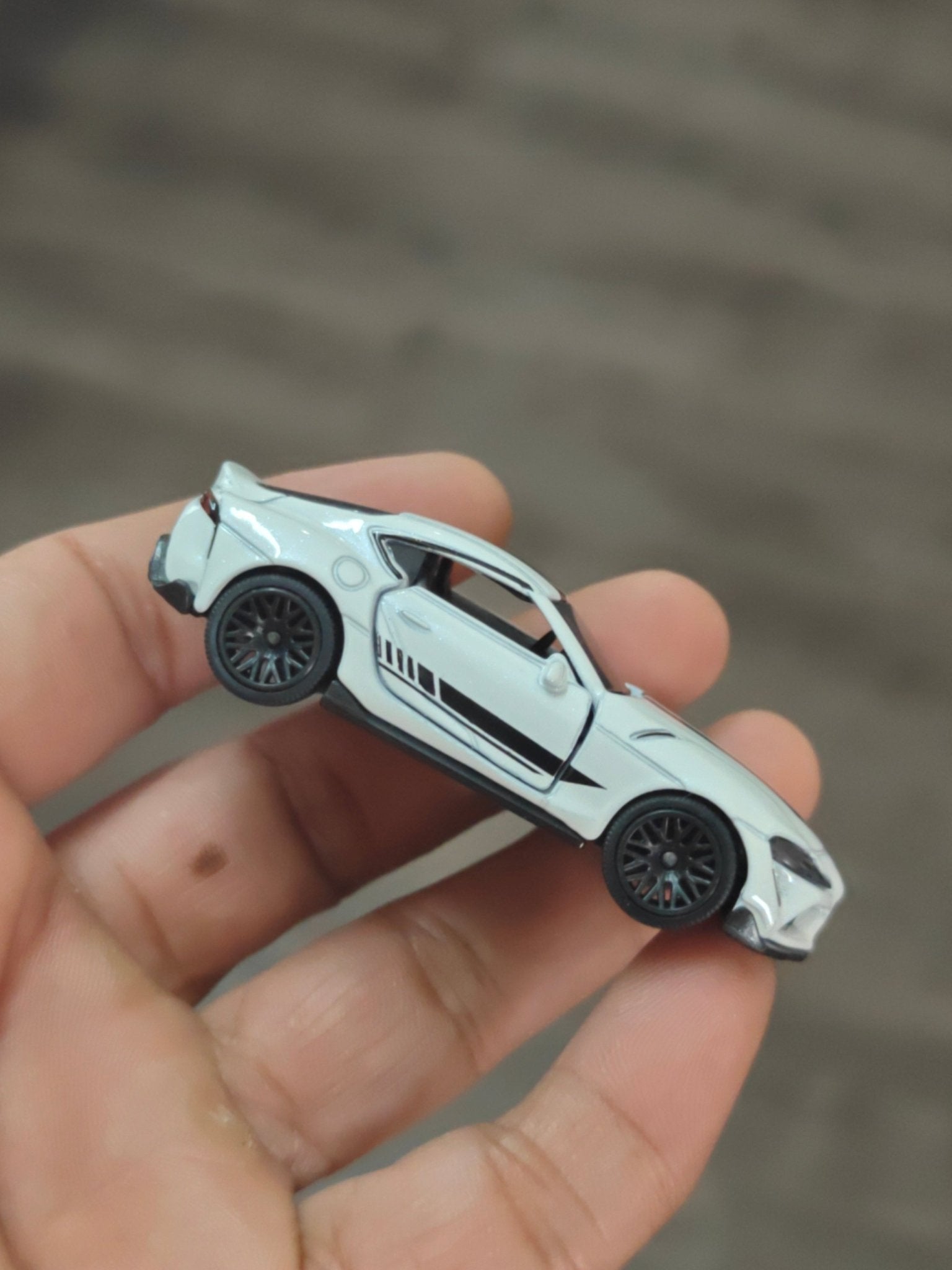 Majorette Toyota GR Supra - White (Uncarded - New) - Kinder Logs