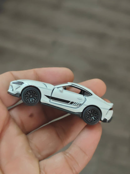 Majorette Toyota GR Supra - White (Uncarded - New) - Kinder Logs
