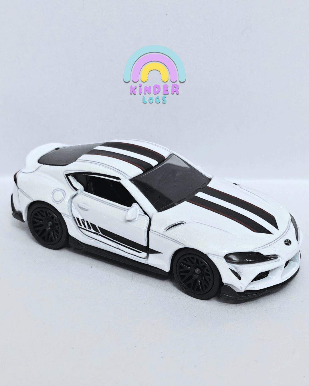 Majorette Toyota GR Supra - White (Uncarded - New) - Kinder Logs