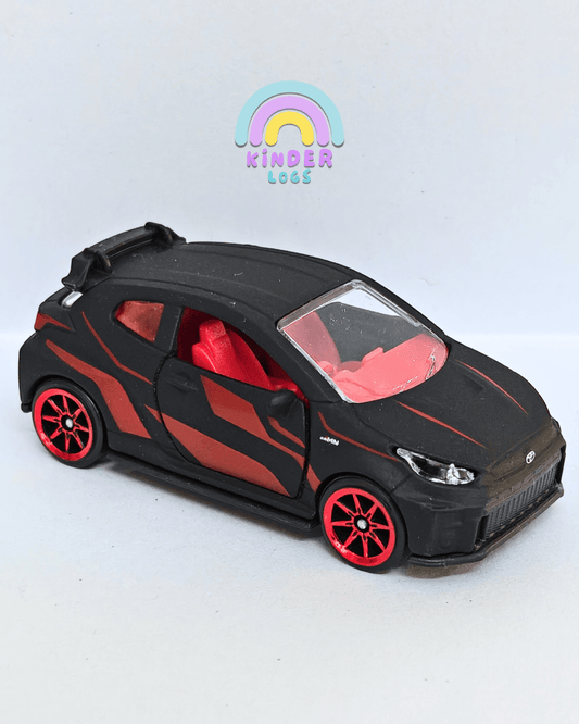 Majorette Toyota GRMN Yaris - Matte Black (Uncarded - New) - Kinder Logs