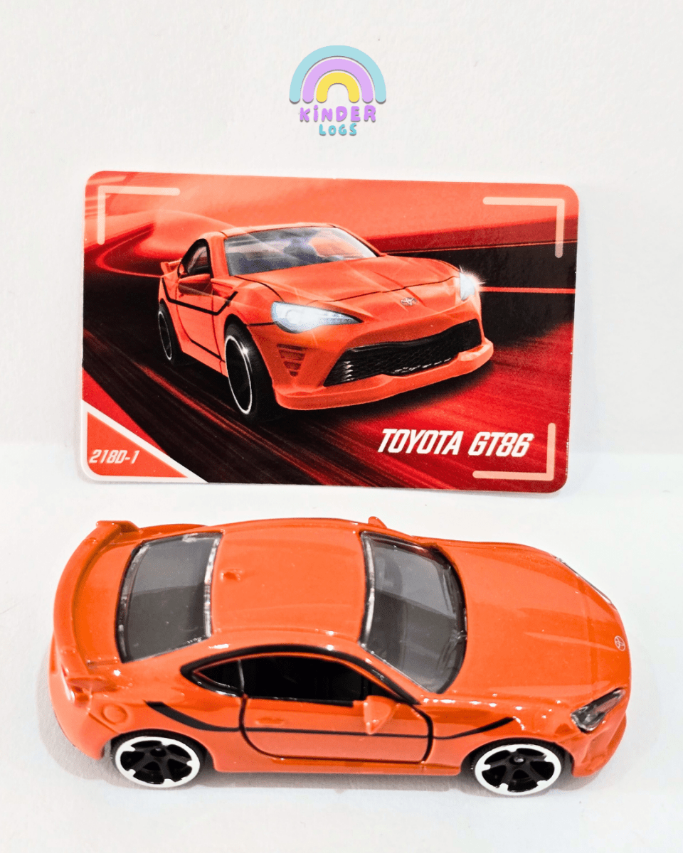 Majorette Toyota GT86 - Orange (Uncarded) - Kinder Logs