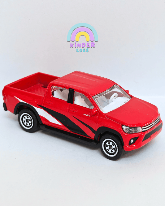 Majorette Toyota Hilux REVO - Red (Uncarded - New) - Kinder Logs