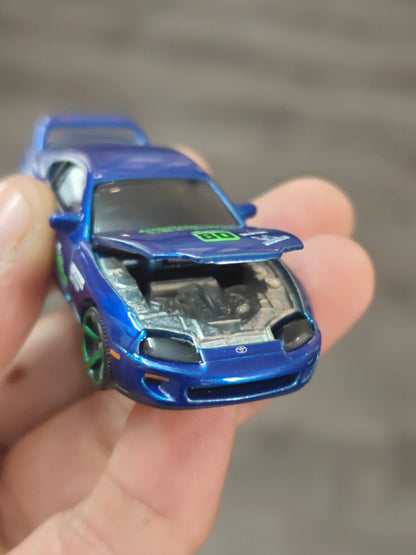 Majorette Toyota Supra With Tuning Parts (Uncarded - New) - Kinder Logs