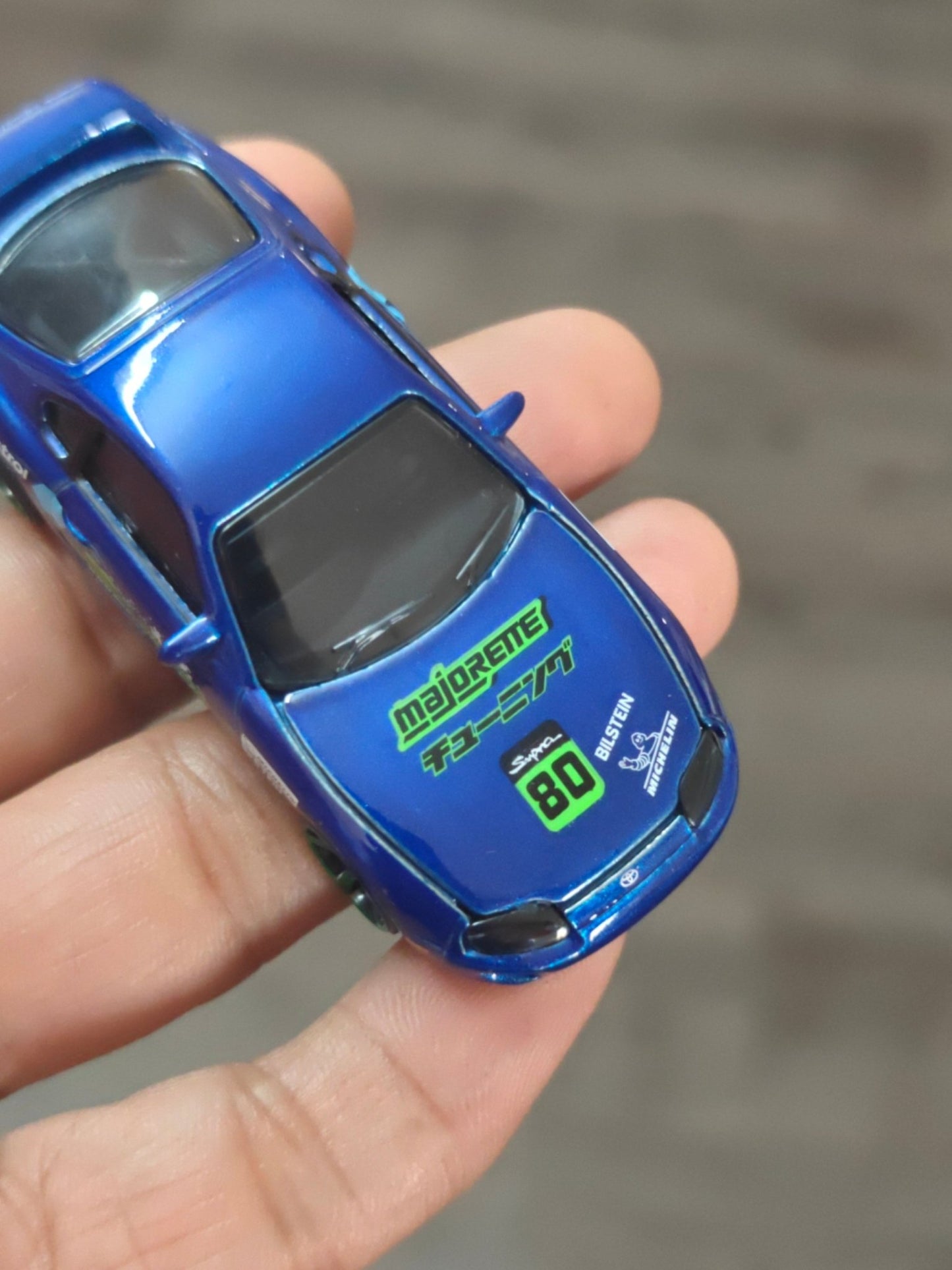 Majorette Toyota Supra With Tuning Parts (Uncarded - New) - Kinder Logs
