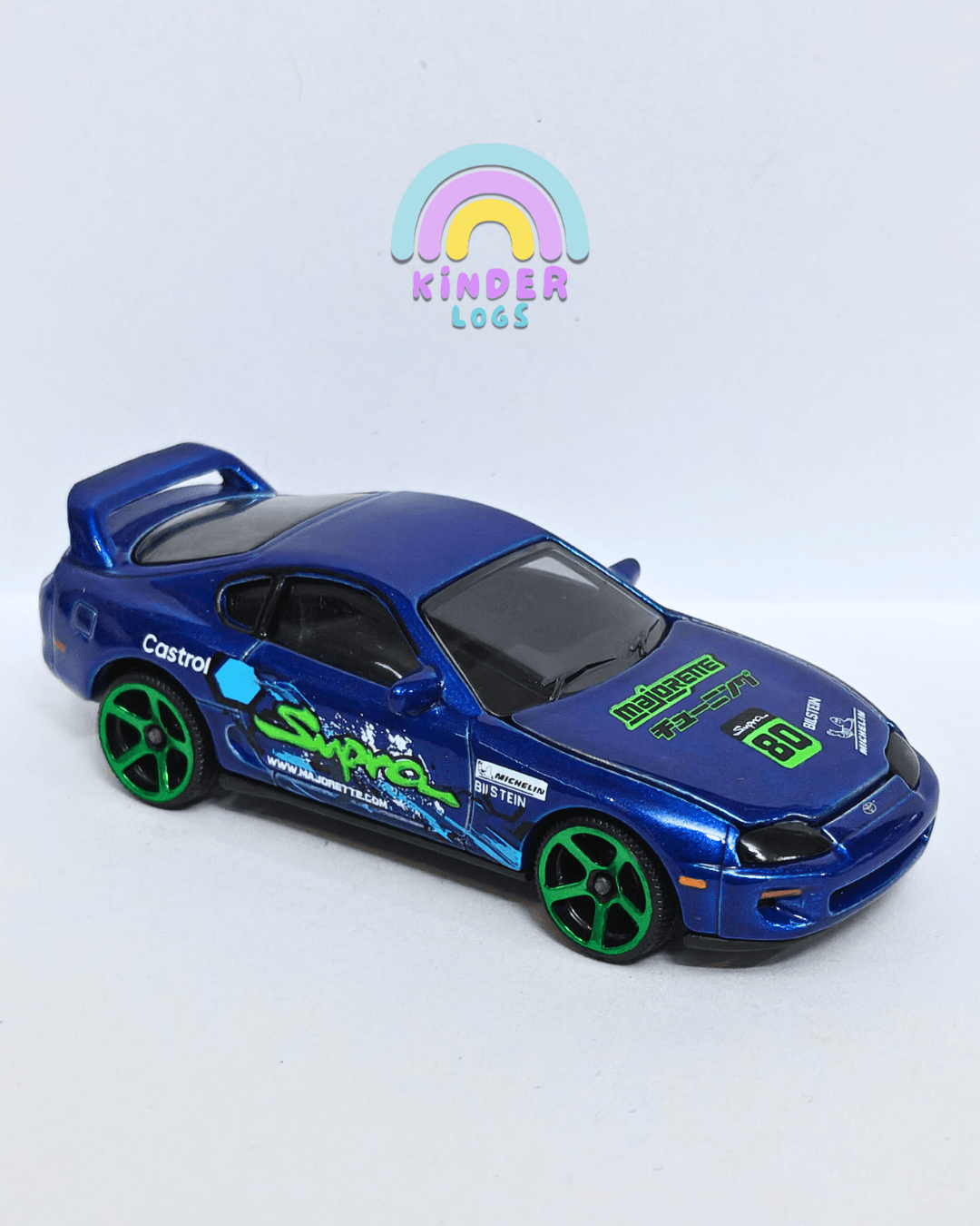 Majorette Toyota Supra With Tuning Parts (Uncarded - New) - Kinder Logs