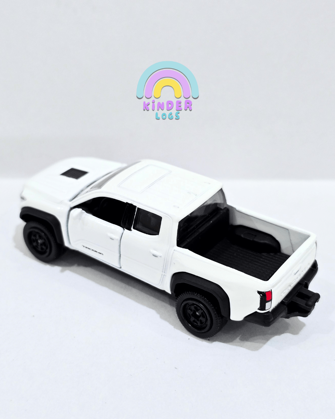 Majorette Toyota Tacoma TRD Pro - White (Uncarded) - Kinder Logs