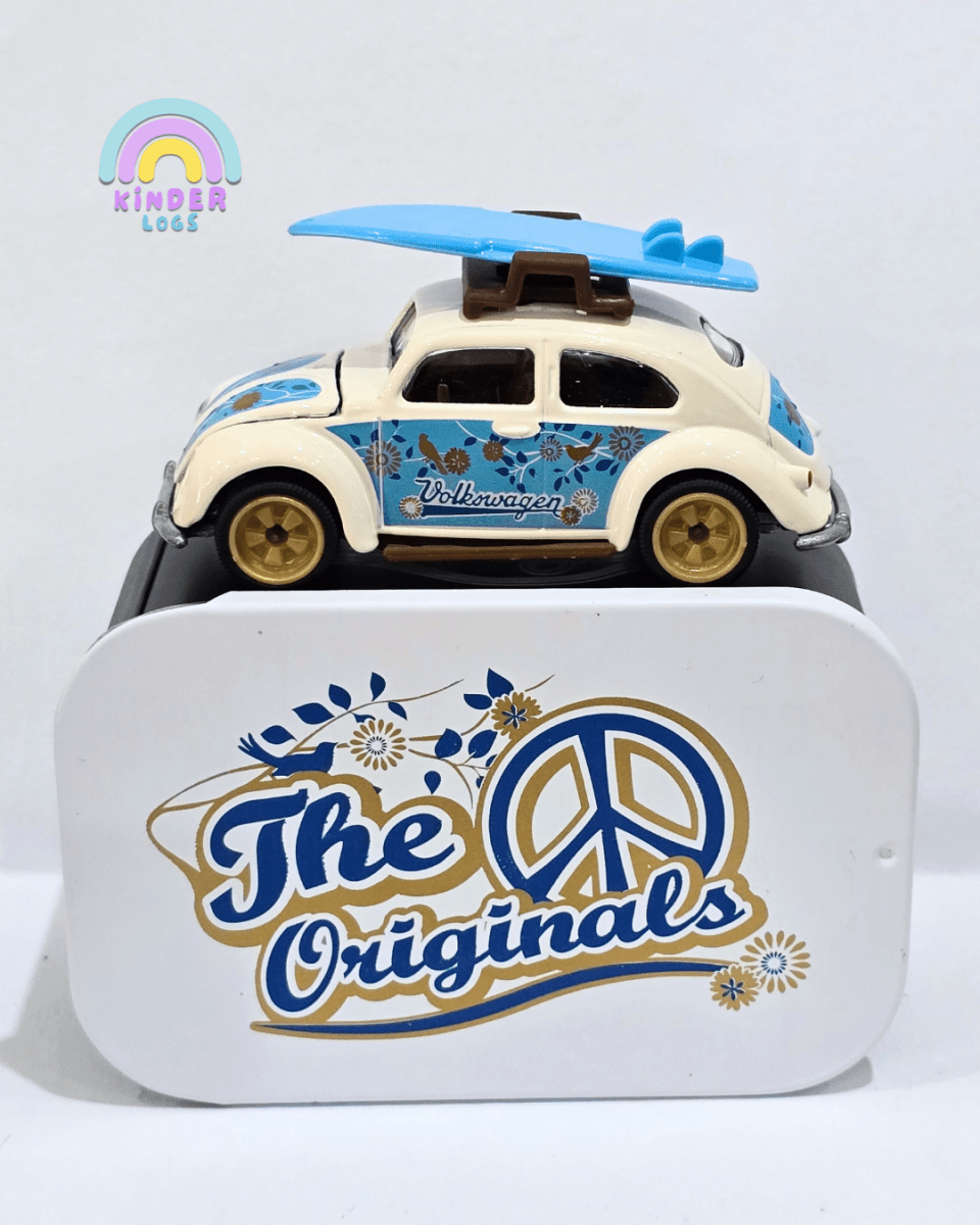 Majorette Volkswagen Beetle With Metal Box (Uncarded) - Kinder Logs