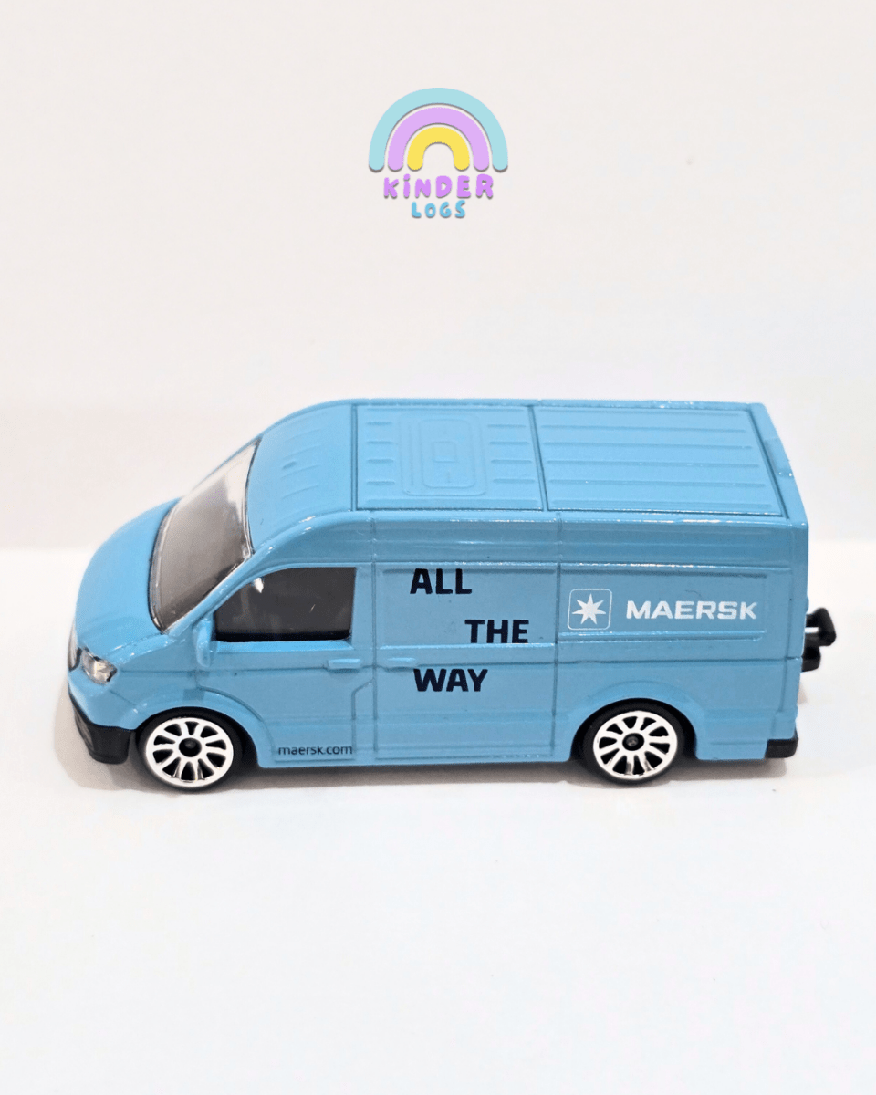 Majorette Volkswagen Crafter Maersk Logistic Van (Uncarded) - Kinder Logs