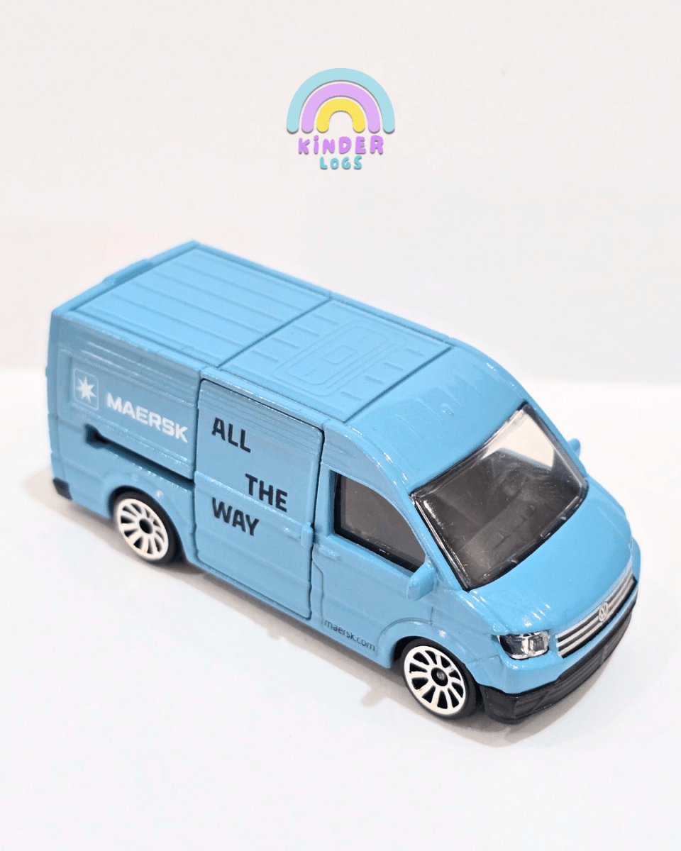 Majorette Volkswagen Crafter Maersk Logistic Van (Uncarded) - Kinder Logs