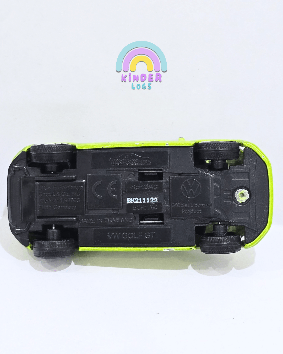 Majorette Volkswagen Golf GTI - Green (Used Car) - Kinder Logs