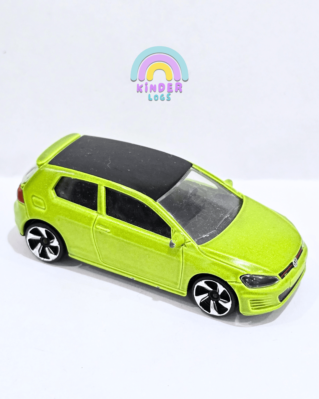 Majorette Volkswagen Golf GTI - Green (Used Car) - Kinder Logs