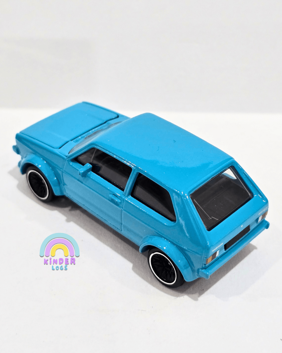 Majorette Volkswagen Golf MK1 - Blue (Uncarded) - Kinder Logs