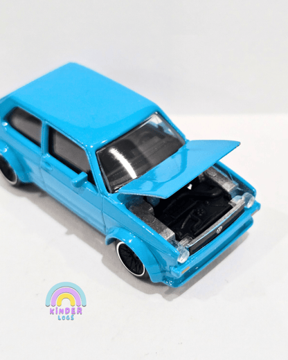 Majorette Volkswagen Golf MK1 - Blue (Uncarded) - Kinder Logs