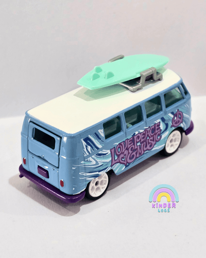 Majorette Volkswagen T1 Bus With Metal Box (Uncarded) - Kinder Logs