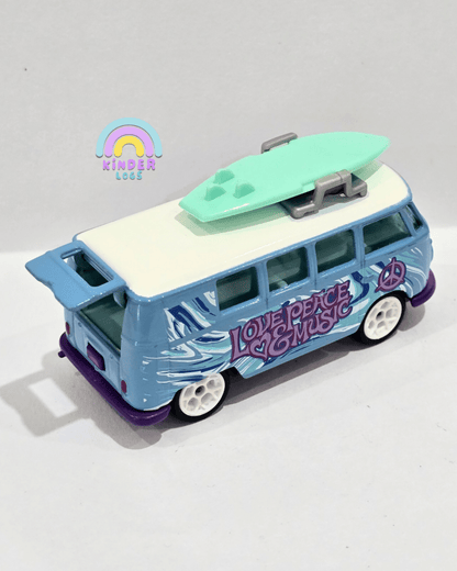 Majorette Volkswagen T1 Bus With Metal Box (Uncarded) - Kinder Logs