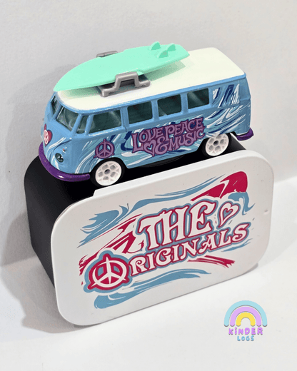 Majorette Volkswagen T1 Bus With Metal Box (Uncarded) - Kinder Logs