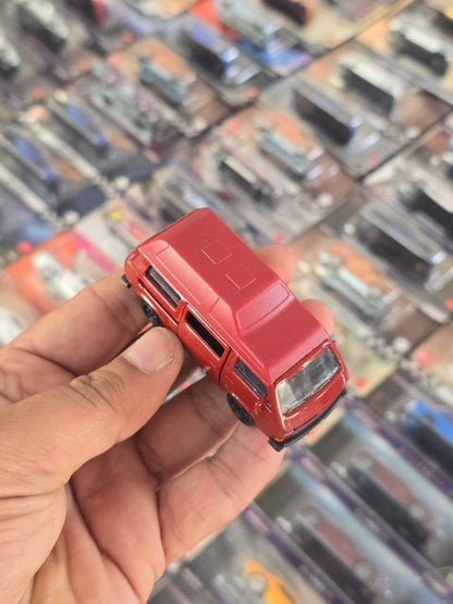 Majorette Volkswagen T3 Van - Maroon (Uncarded) - Kinder Logs