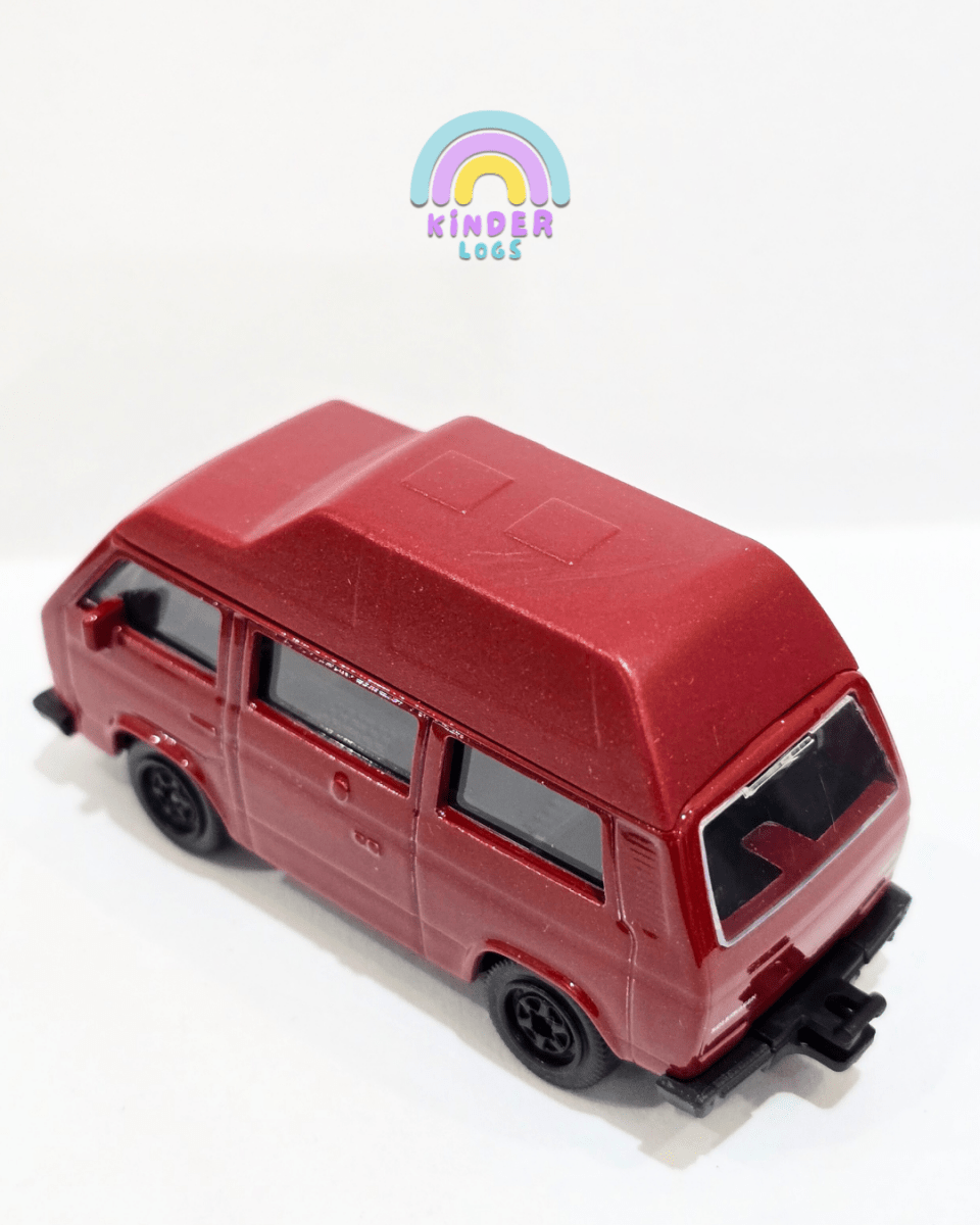 Majorette Volkswagen T3 Van - Maroon (Uncarded) - Kinder Logs