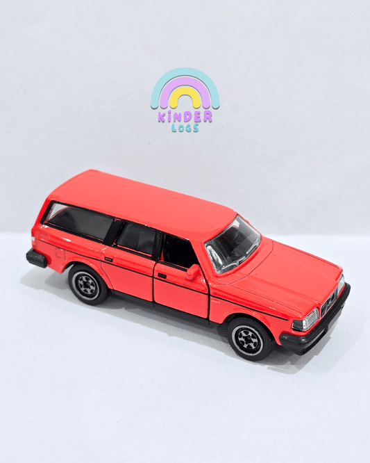 Majorette Volvo 240 GL - Red (Uncarded) - Kinder Logs