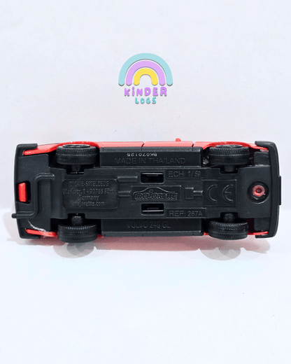 Majorette Volvo 240 GL - Red (Uncarded) - Kinder Logs