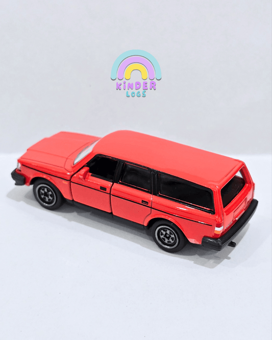 Majorette Volvo 240 GL - Red (Uncarded) - Kinder Logs