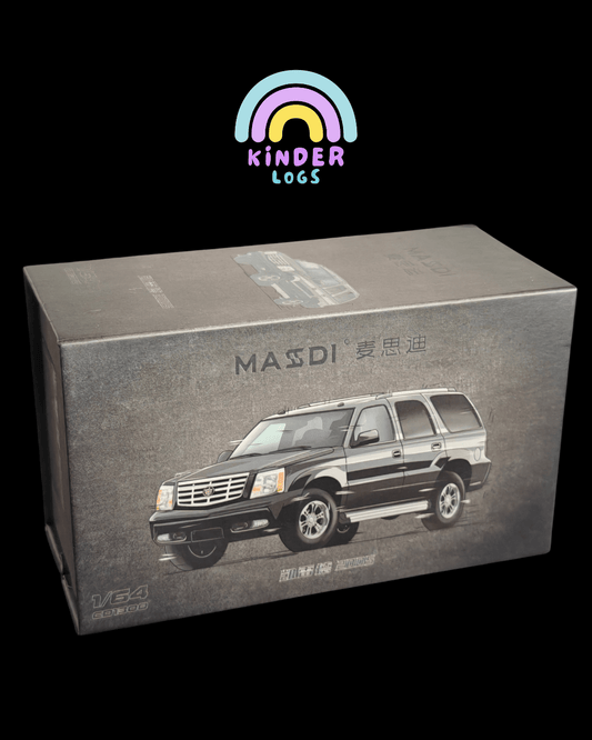 Massdi 2005 Cadillac Escalade ESV - Black (Open Box) - Kinder Logs