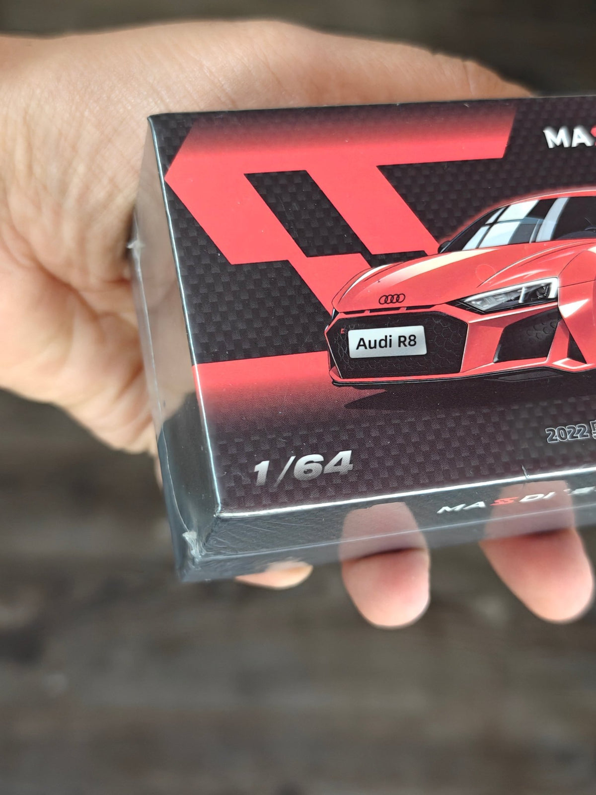 Massdi 2022 Audi R8 V10 Coupe Performance - Red (Sealed Box) - Kinder Logs