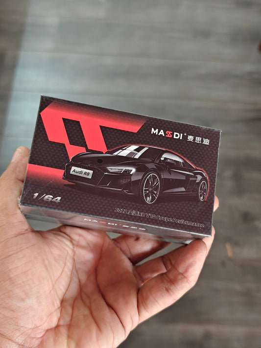 Massdi Audi R8 V10 Coupe (Sealed Box) - Kinder Logs