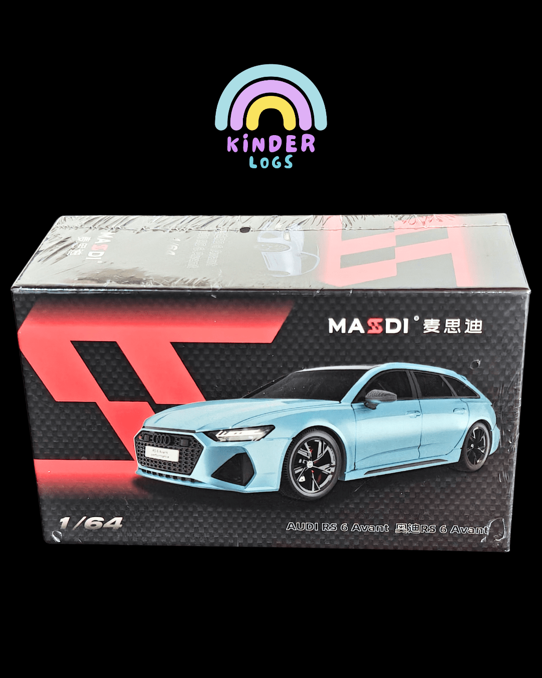 Massdi Audi RS6 Avant - Blue (Sealed Box) - Kinder Logs