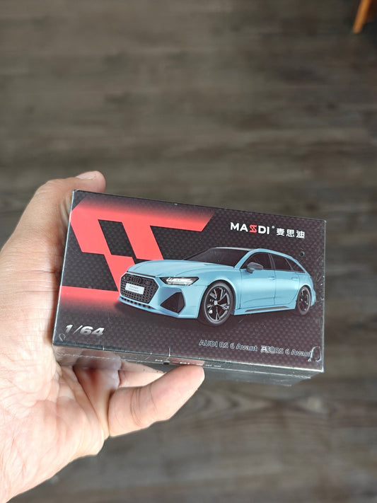 Massdi Audi RS6 Avant - Blue (Sealed Box) - Kinder Logs