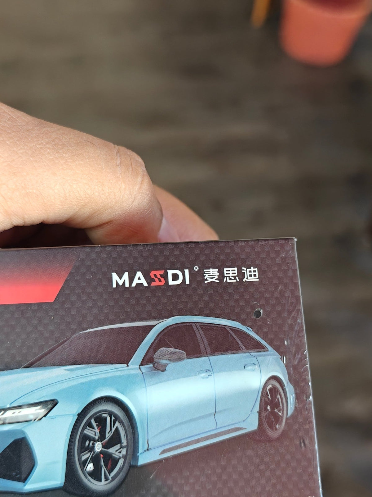 Massdi Audi RS6 Avant - Blue (Sealed Box) - Kinder Logs