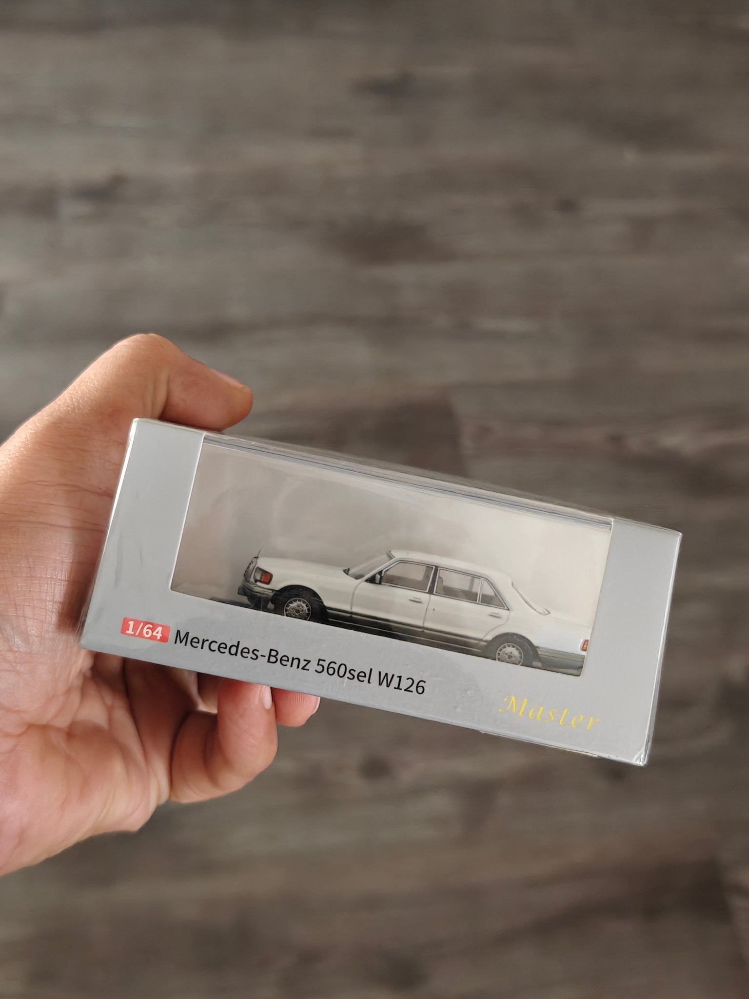Master Mercedes - Benz 560SEL W126 - White (Sealed Box) - Kinder Logs