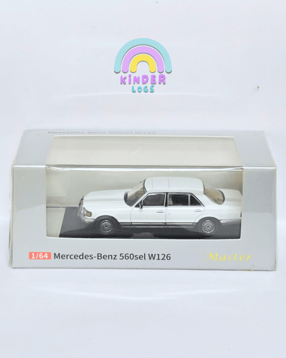 Master Mercedes - Benz 560SEL W126 - White (Sealed Box) - Kinder Logs