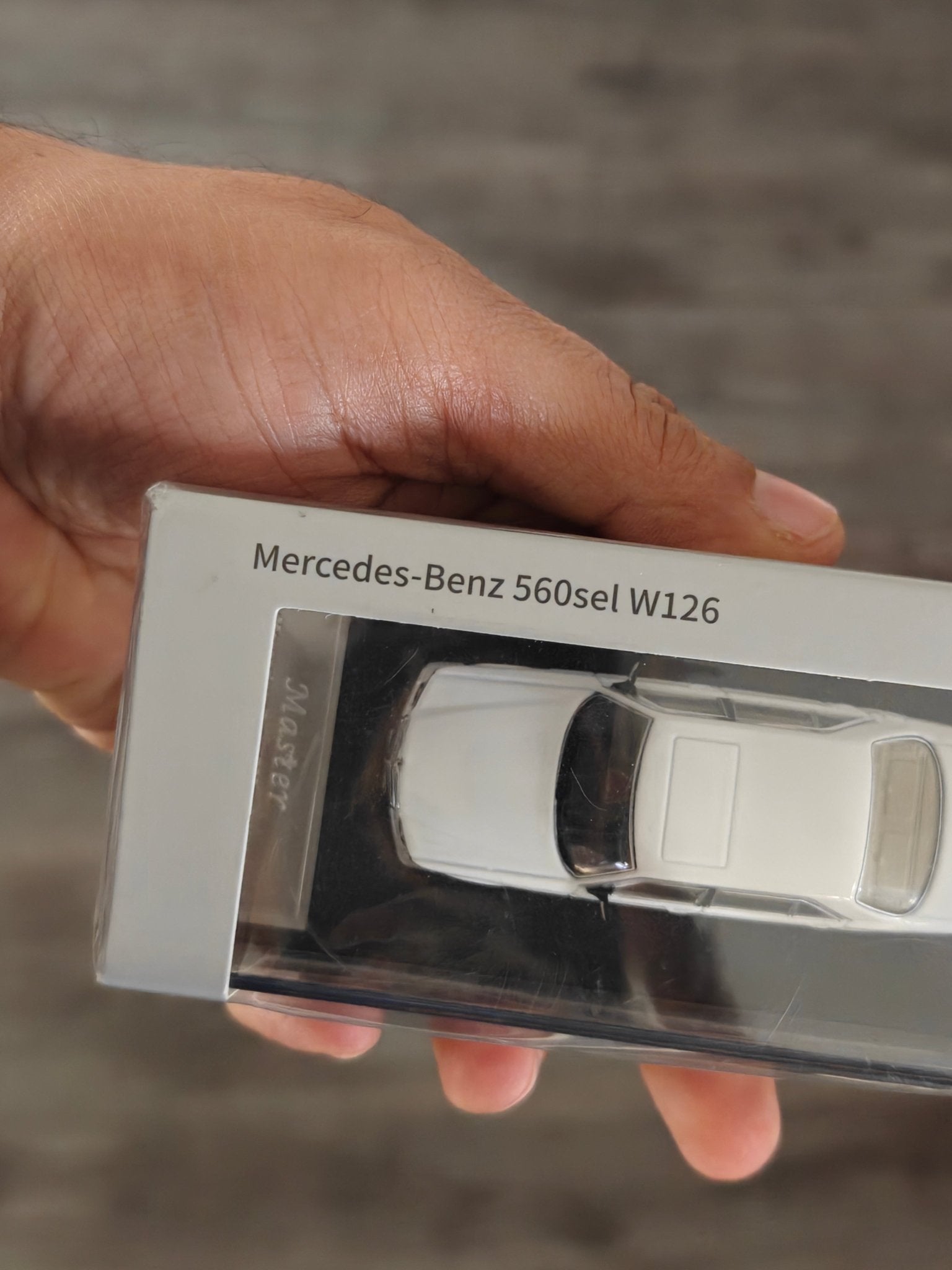 Master Mercedes - Benz 560SEL W126 - White (Sealed Box) - Kinder Logs