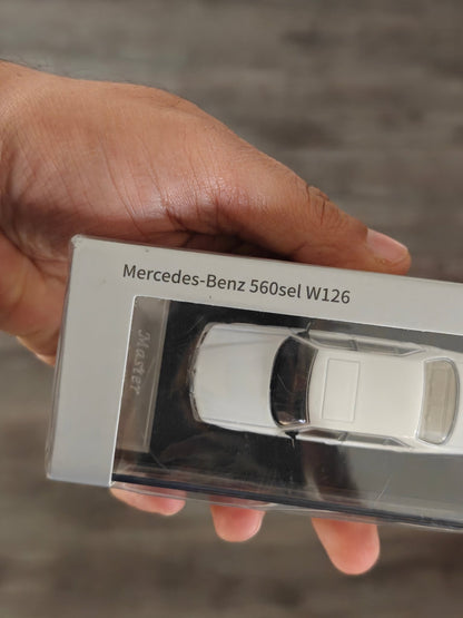 Master Mercedes - Benz 560SEL W126 - White (Sealed Box) - Kinder Logs
